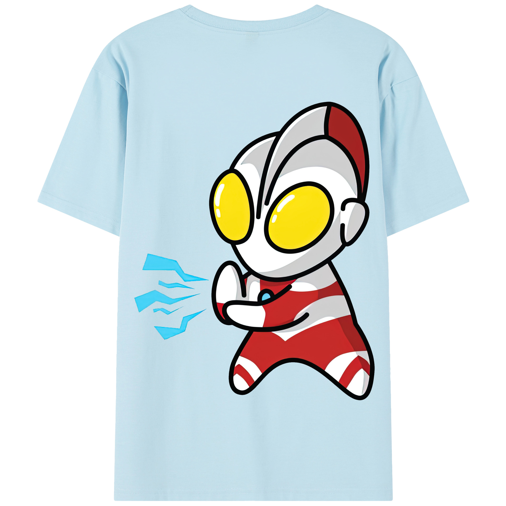 （画像用） ウルトラマン Ultraman 綿100％半袖Tシャツ（背面プリント）